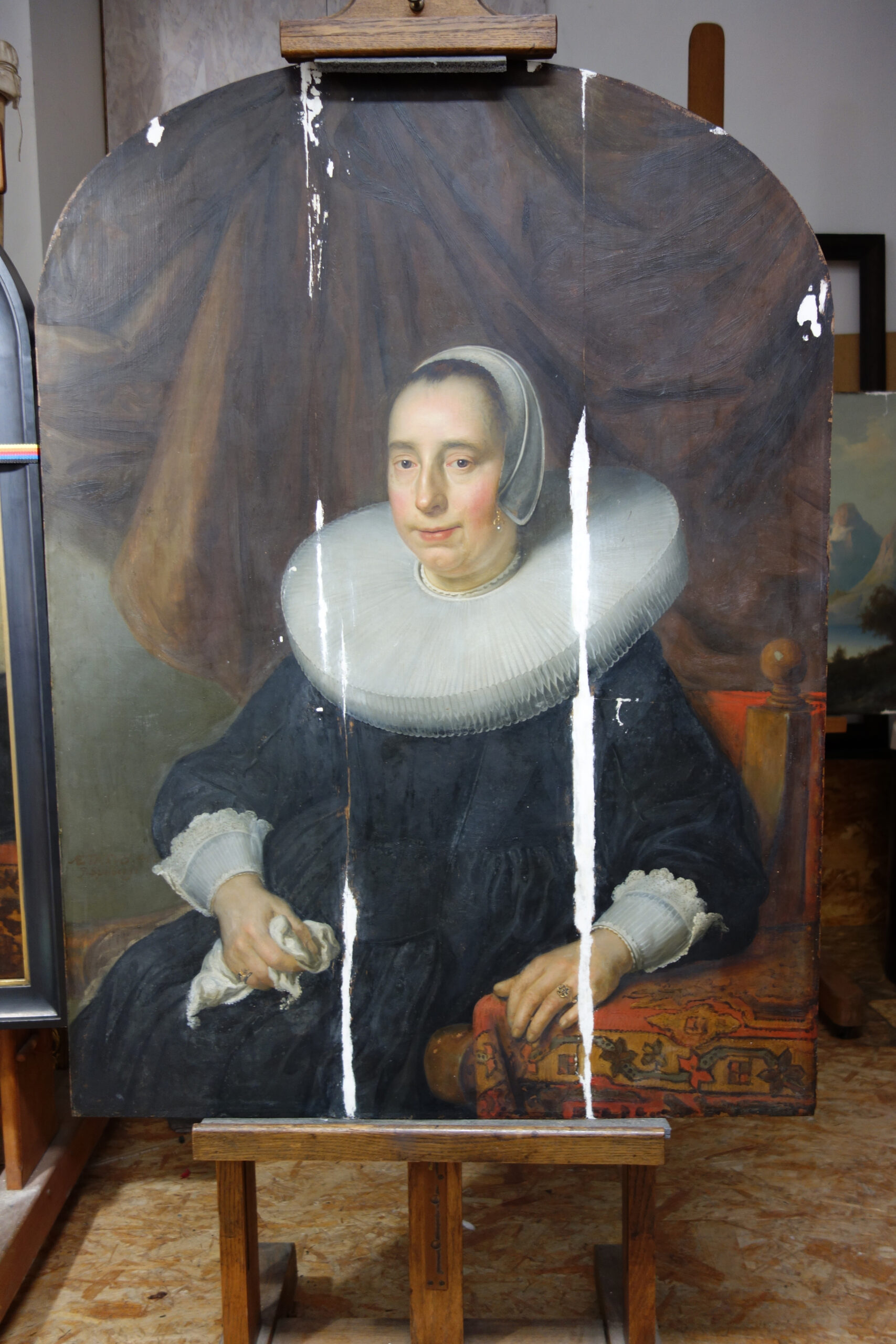 Portrait de Madame Spielberg avant rénovation